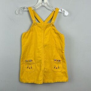 Mustard Yellow Corduroy Kitty Jumper Sz 18M